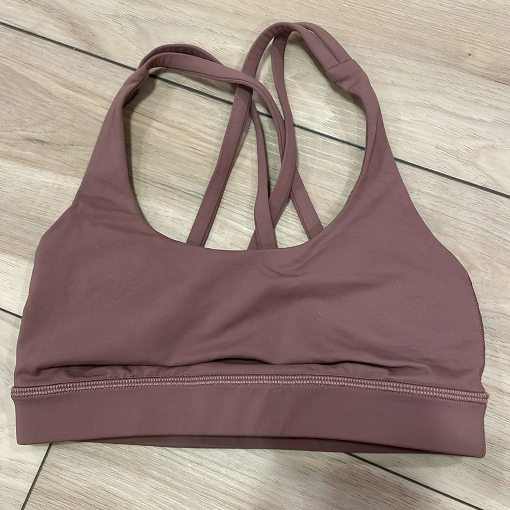 Lululemon Energy Bra. Cacao. Size 2.